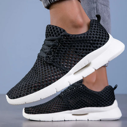 Nadia | Breathable Mesh Lace Up Sneakers