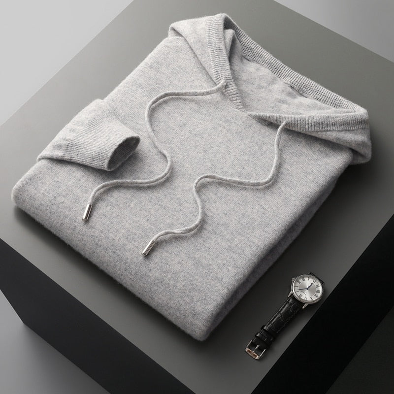 Dalton | Classic Knit Pullover Hoodie