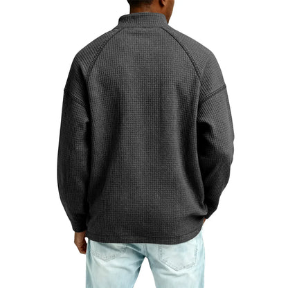Dexter | Textured Half Zip Sweater