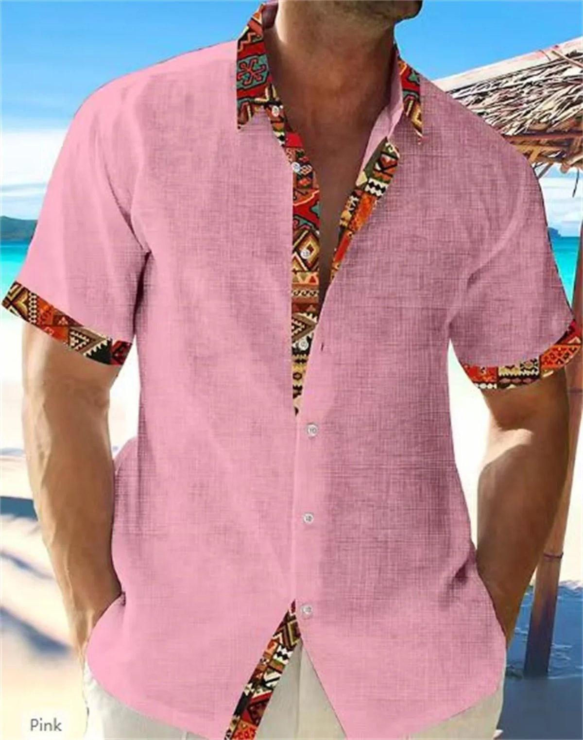Lucian | Vacation Style Casual Linen Shirt