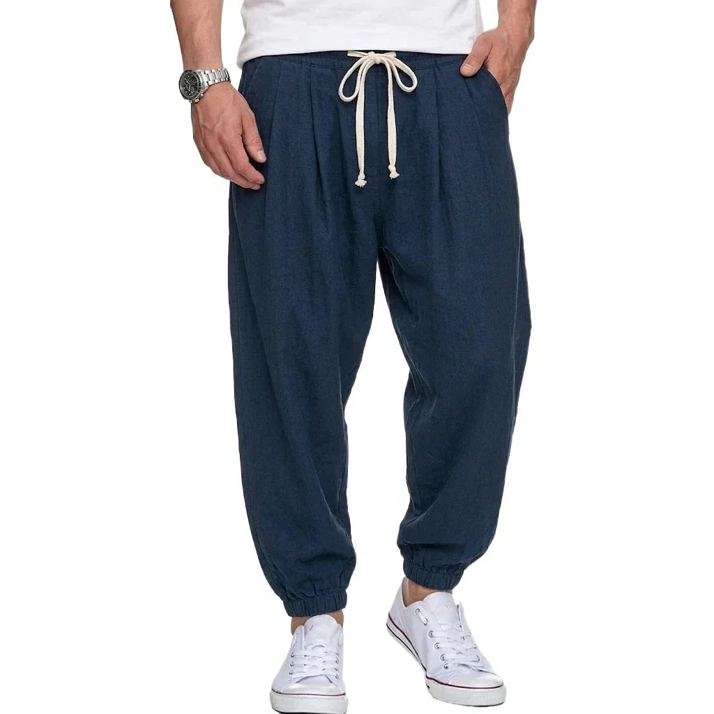 Ronan | Casual Linen Jogger Pants