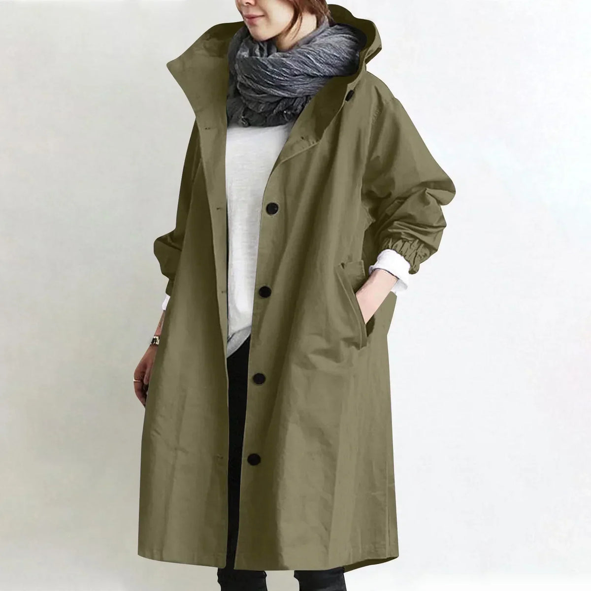Odelisse | Relaxed Hooded Longline Coat