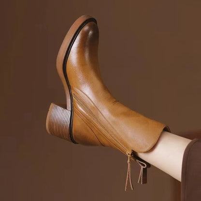 Lilias | Classic Zip Detail Ankle Boots