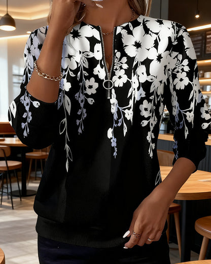 Calymera | Casual Quarter Zip Blouse