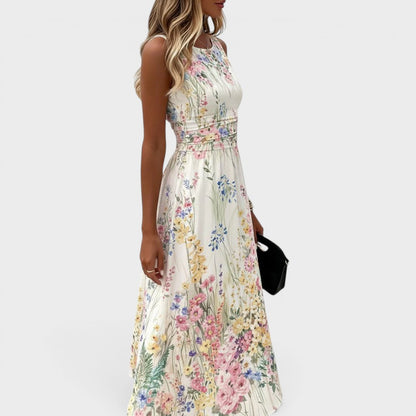 Rosalina | Wildflower Print Midi Dress