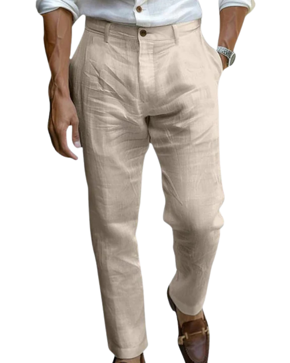 Crosby | Tailored Linen Blend Trousers