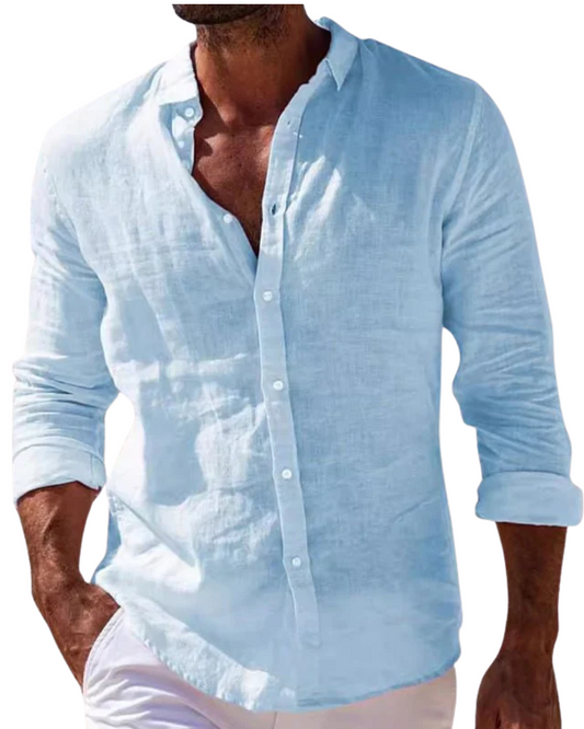 Kenrick | Relaxed Fit Linen Blend Shirt