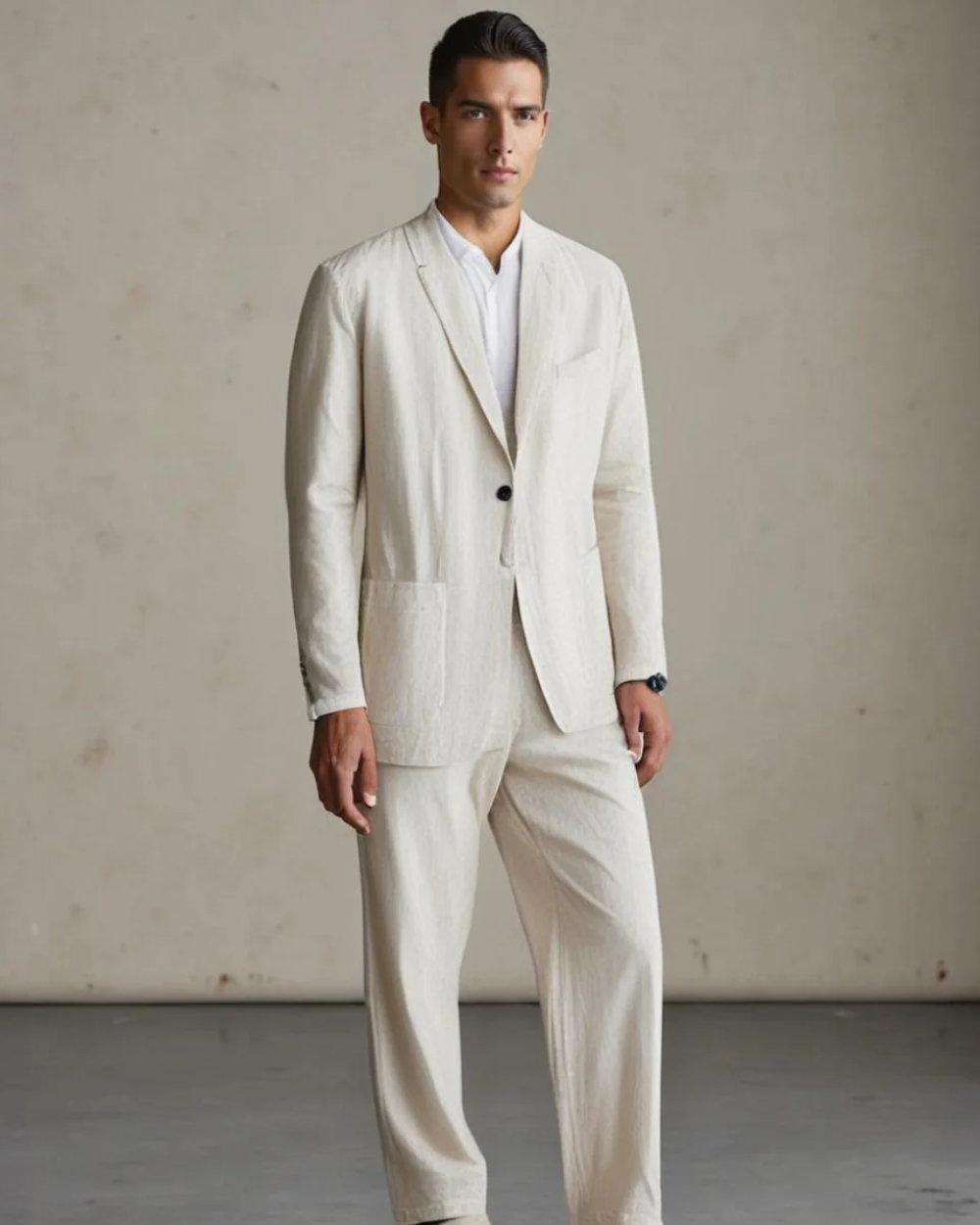 Iskander | Tailored Linen Two Piece Set