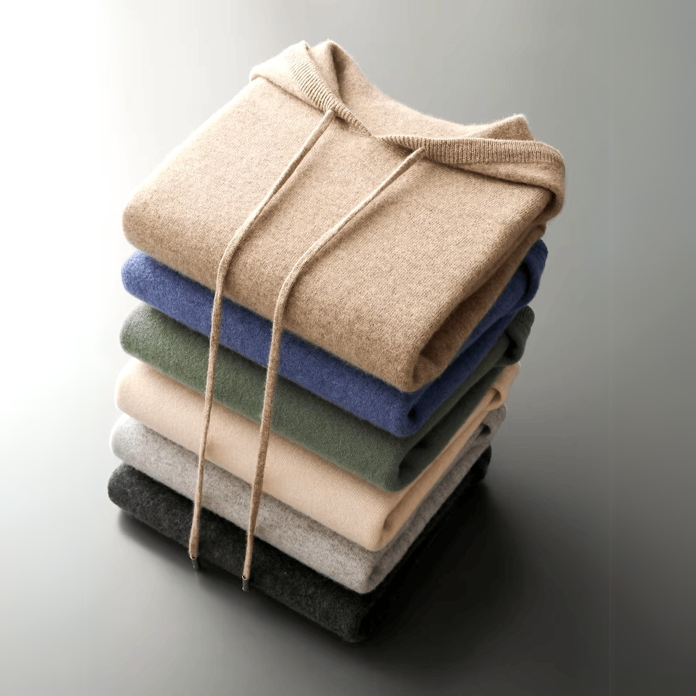 Dalton | Classic Knit Pullover Hoodie