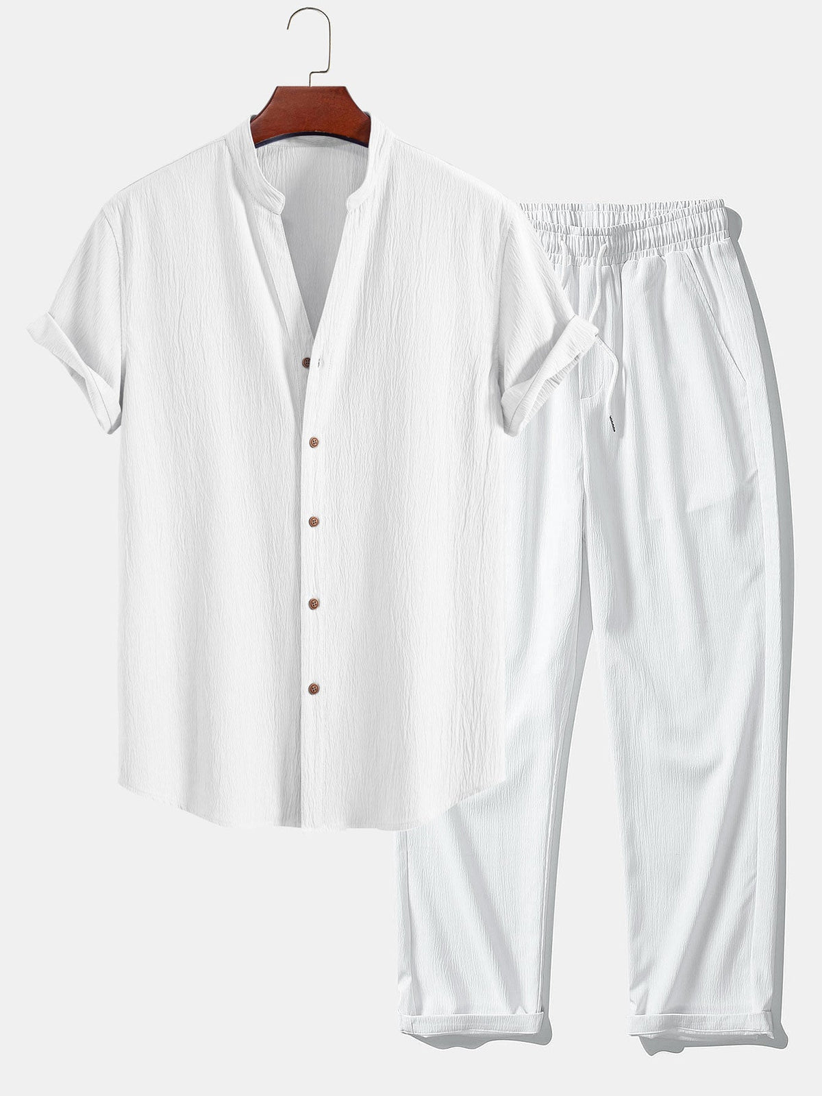 Emeric | Casual Button Shirt Pants Set