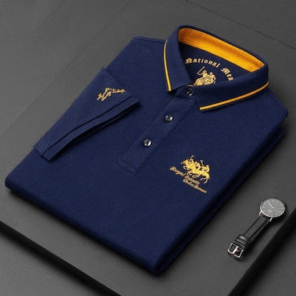 Mirevano | Contrast Trim Classic Polo Shirt