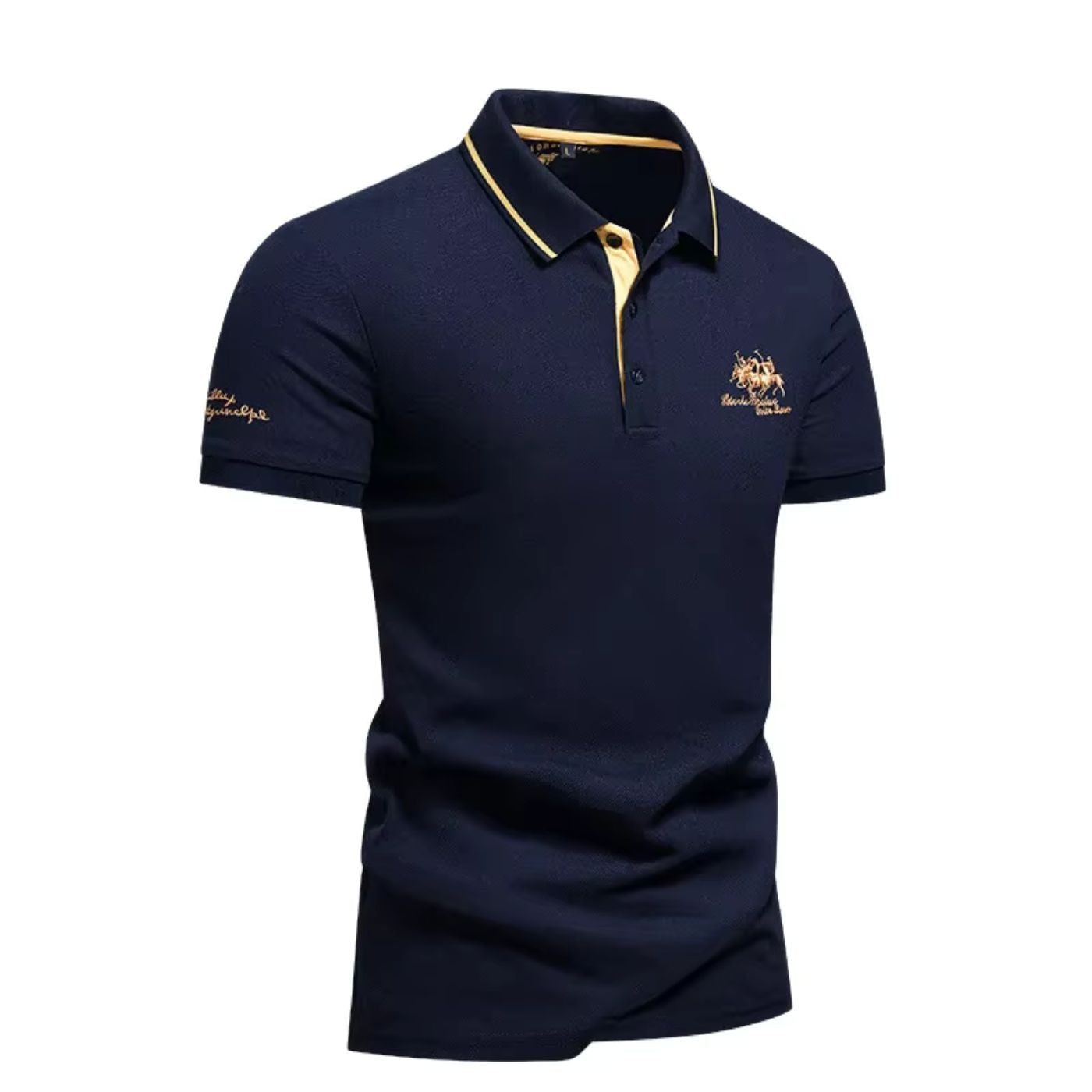Mirevano | Contrast Trim Classic Polo Shirt