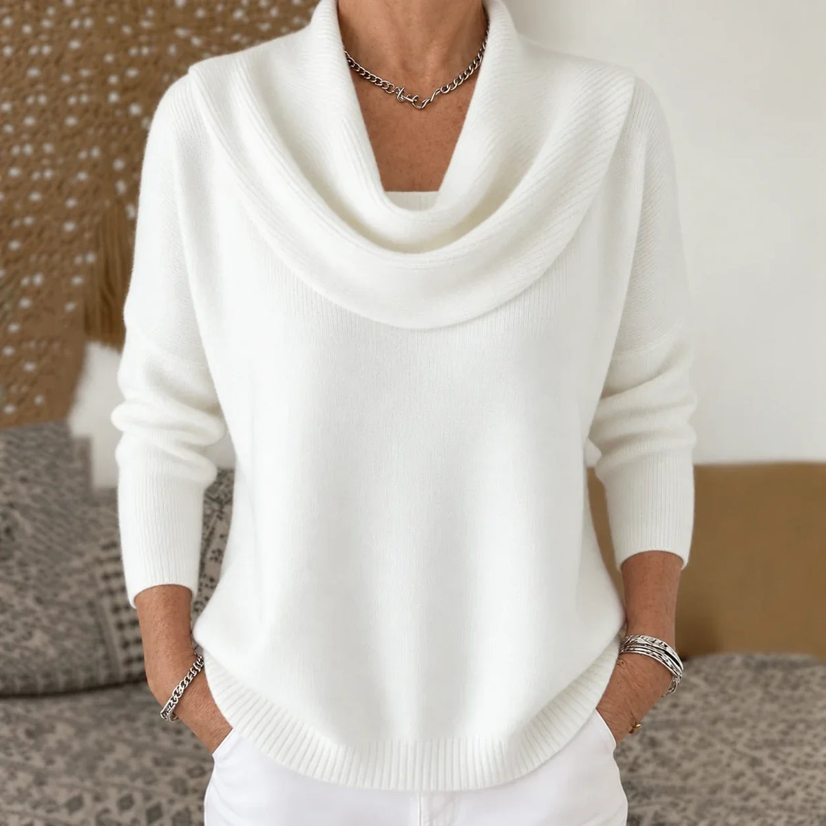 Arletta | Relaxed Cowl Neck Sweater
