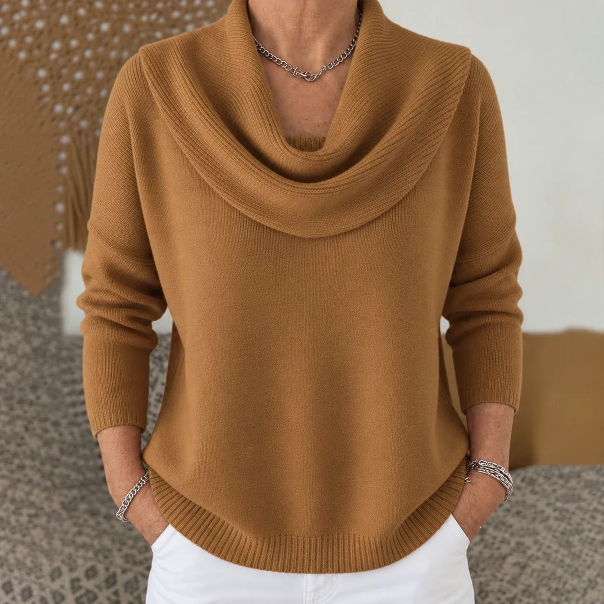 Arletta | Relaxed Cowl Neck Sweater