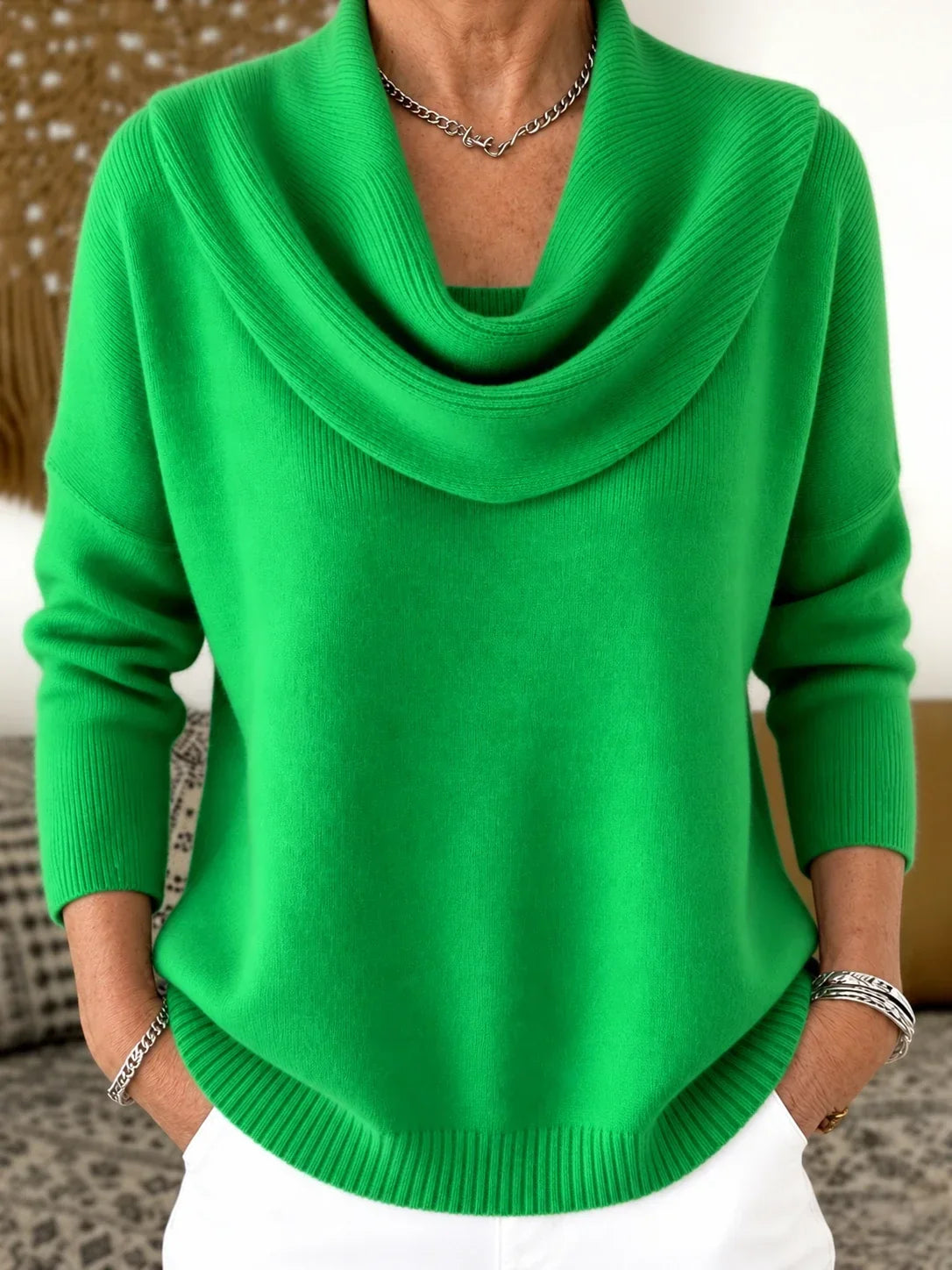 Arletta | Relaxed Cowl Neck Sweater