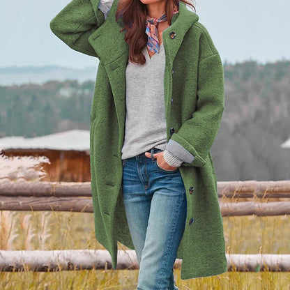 Umbrielle | Cozy Hooded Longline Coat