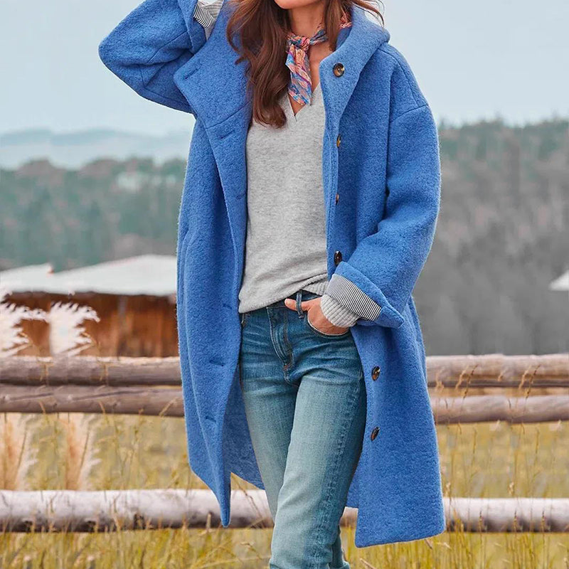 Umbrielle | Cozy Hooded Longline Coat