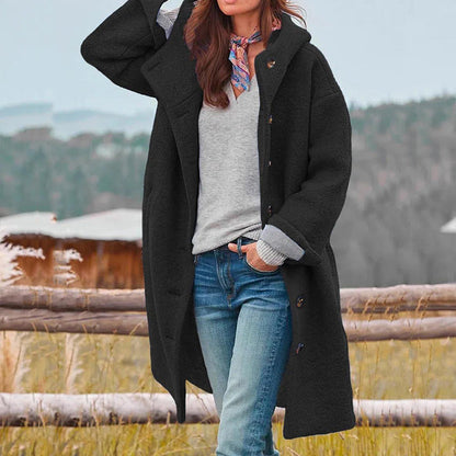 Umbrielle | Cozy Hooded Longline Coat