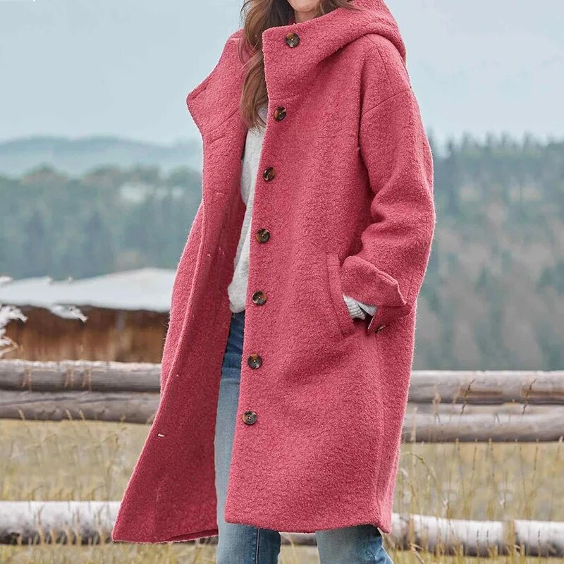 Umbrielle | Cozy Hooded Longline Coat