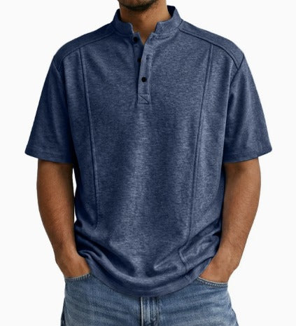 Zevion | Relaxed Henley Style Shirt