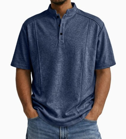 Zevion | Relaxed Henley Style Shirt