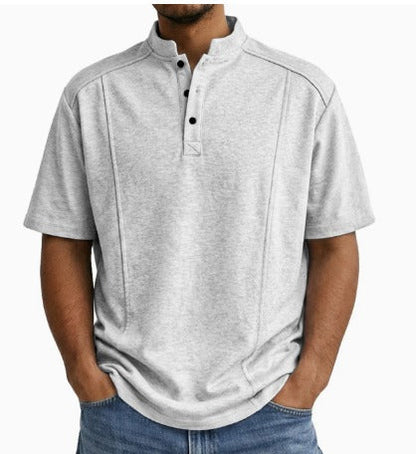 Zevion | Relaxed Henley Style Shirt
