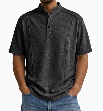 Zevion | Relaxed Henley Style Shirt