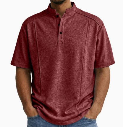 Zevion | Relaxed Henley Style Shirt