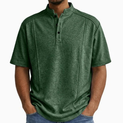 Zevion | Relaxed Henley Style Shirt