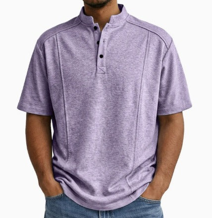 Zevion | Relaxed Henley Style Shirt