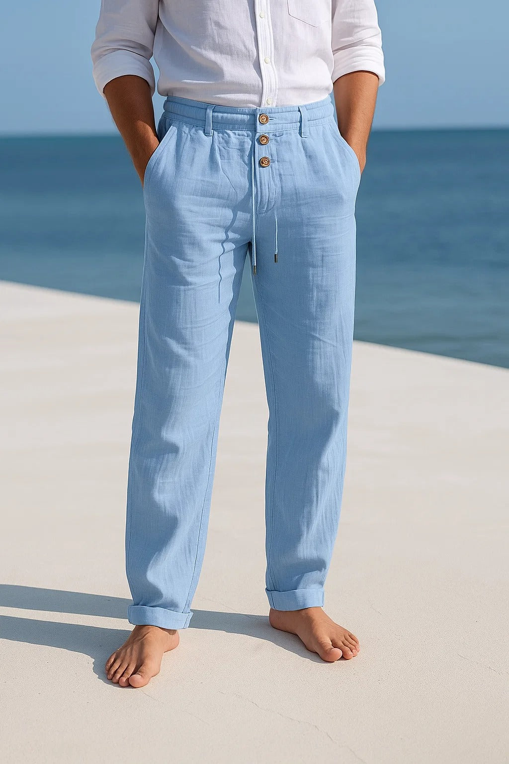 Easton | Drawstring Tailored Casual Trousers