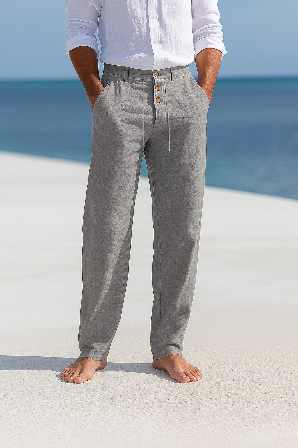 Easton | Drawstring Tailored Casual Trousers