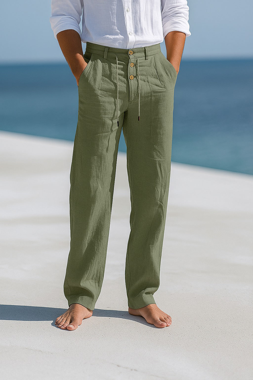Easton | Drawstring Tailored Casual Trousers
