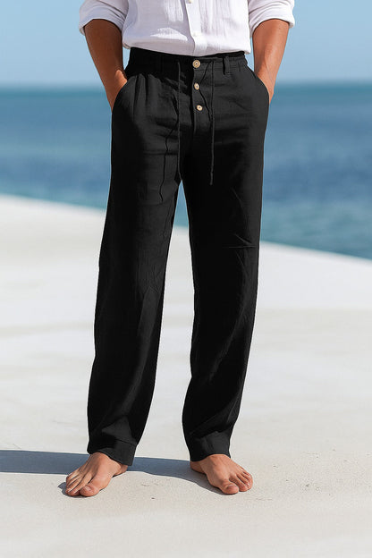 Easton | Drawstring Tailored Casual Trousers