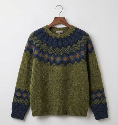 Florrie | Vintage Nordic Knit Sweater