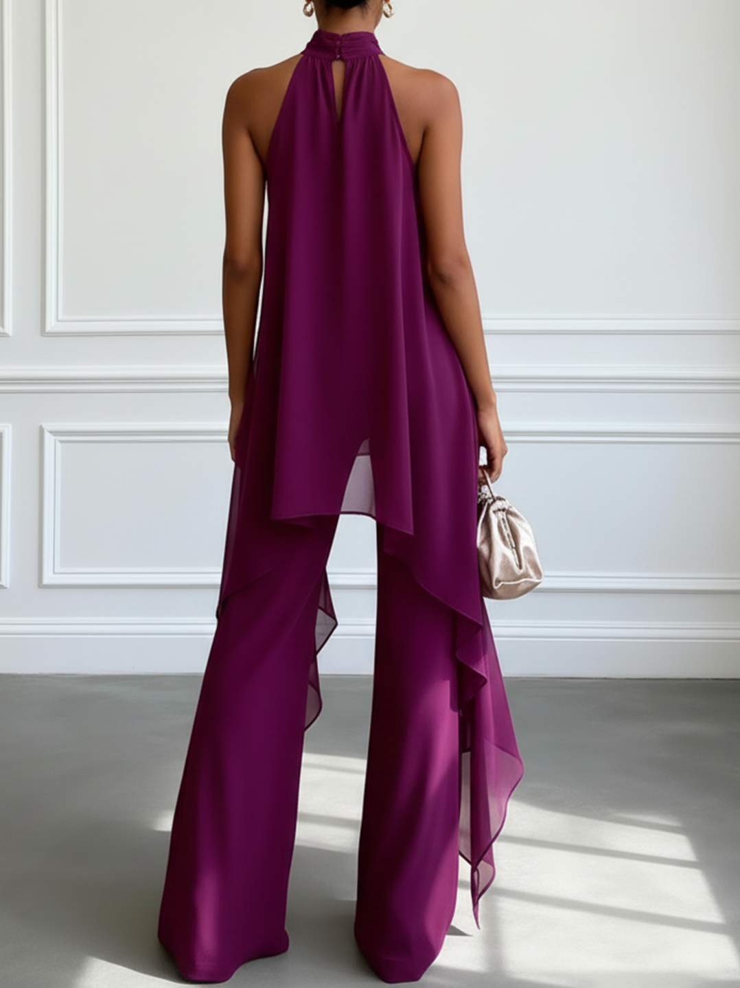 Virellara | Halter Flowing Two Piece Set