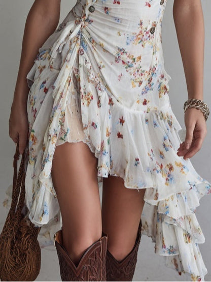 Liorae | Bohemian Wrap Mini Dress