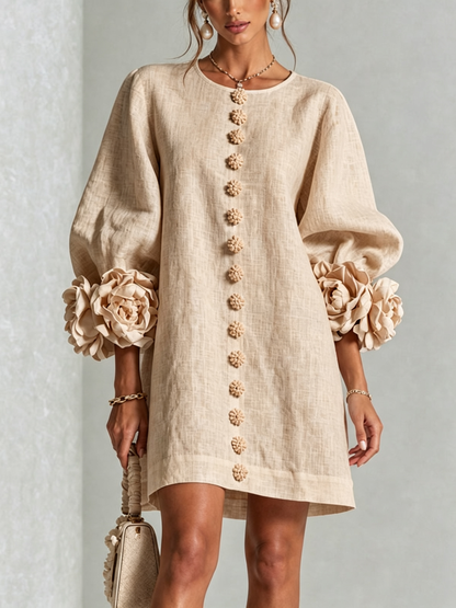 Esmirelle | Botanical Cuff Shift Dress