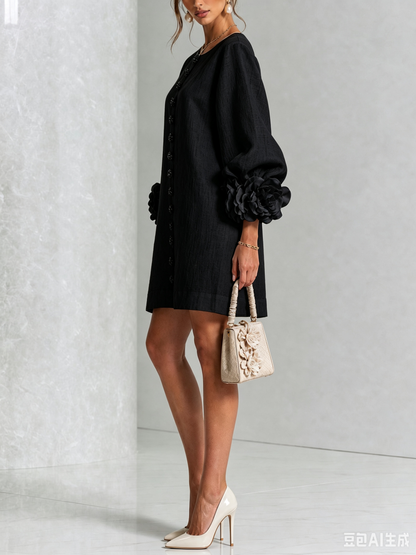 Esmirelle | Botanical Cuff Shift Dress