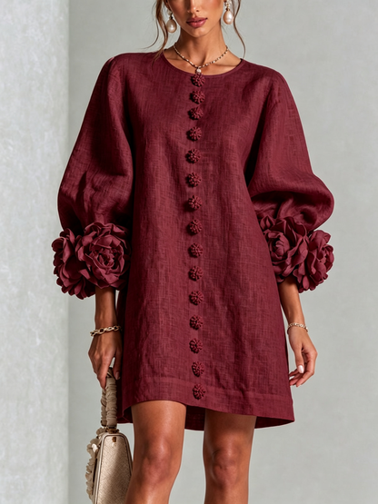 Esmirelle | Botanical Cuff Shift Dress