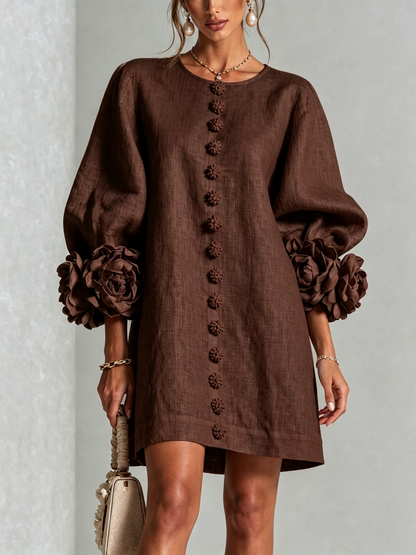 Briovelle | Statement Sleeve Shift Dress