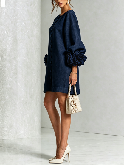 Esmirelle | Botanical Cuff Shift Dress