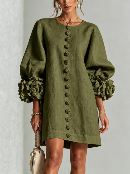 Briovelle | Statement Sleeve Shift Dress