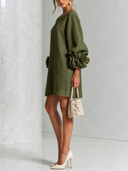 Briovelle | Statement Sleeve Shift Dress