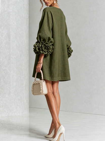 Briovelle | Statement Sleeve Shift Dress
