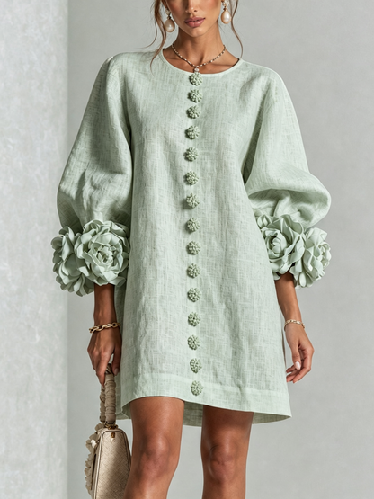 Esmirelle | Botanical Cuff Shift Dress