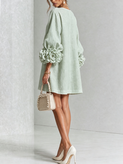 Esmirelle | Botanical Cuff Shift Dress