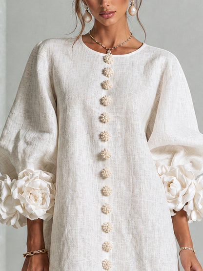 Briovelle | Statement Sleeve Shift Dress