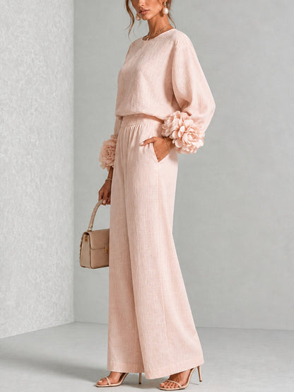 Ottavia | Relaxed Wide Leg Trouser Set
