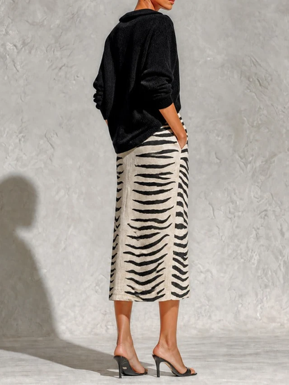 Xavelle | Knit Top Midi Skirt Two Piece Set